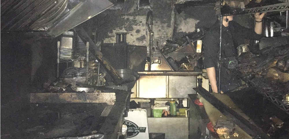 Vegan food truck destroyed by fire