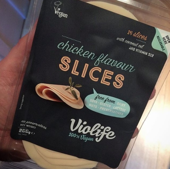 New chicken flavour vegan cheese Fat Gay Vegan