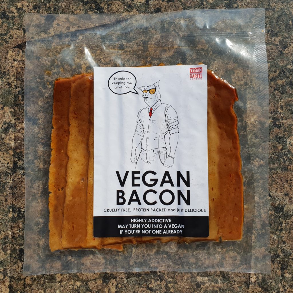 Buy this new vegan bacon online Fat Gay Vegan