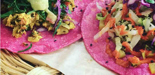 The prettiest vegan tacos on the planet