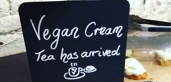 Vegan cream tea in West London