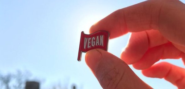 Win a vegan pin